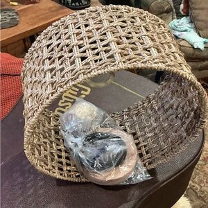 Woven Basket Lampshade